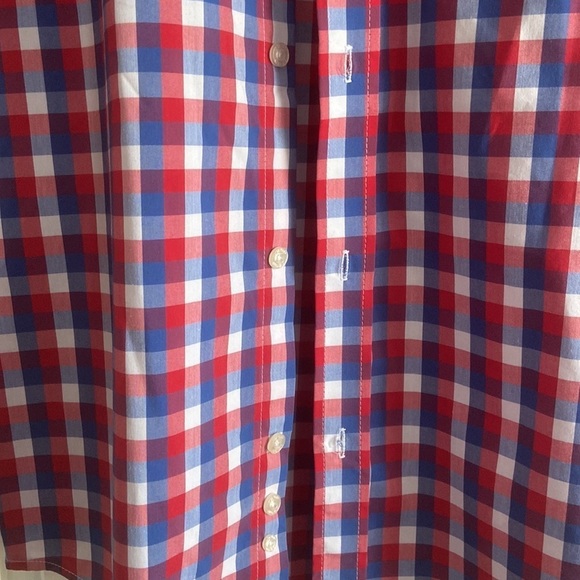 NWT Izod Long Sleeve Checked Pattern Button Down Shirt - M (10/12) - Picture 7 of 9